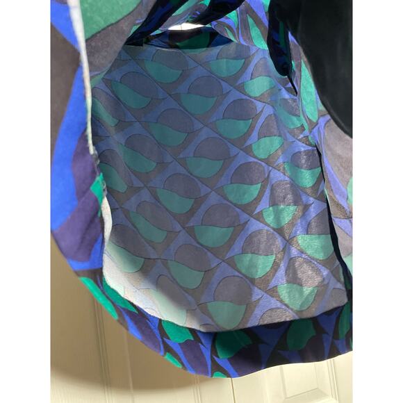 Marc Jacobs Etta Print Pencil Skirt Blue Green Circles Abstract Size 4 - Picture 10 of 12